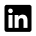 LinkedIn logo consisting of the word 'in' inside a blue square.
