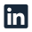 LinkedIn social media icon.