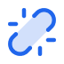 Blue capsule pill with small blue dots around it indicating focus or alert.